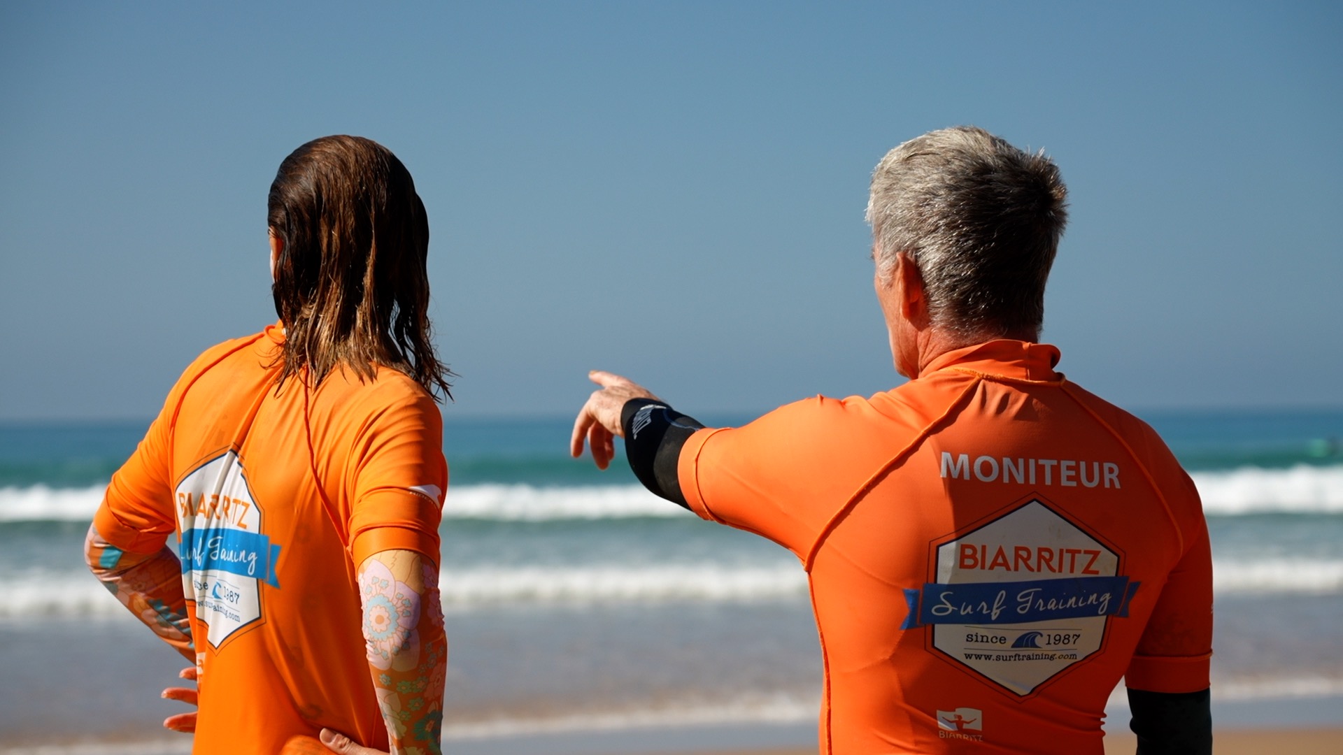 Séance de surf privée sur la plage de la Côte des Basques